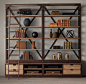 1950s Dutch Shipyard Double Shelving