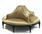 Madeleine Round Sofa | Vanity Mirror Co.
