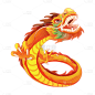 龙年春节新年过年新春生肖龙元素