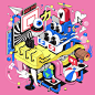 Dave Arcade — Closer&Closer Artists : Dave ArcadeWebsite | Instagram﻿       Hire Dave Arcade Dave is an Illustrator with a degree in graphic design. His style is born of his inner designer...