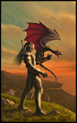 DRACONIS INFERNVS : A portrait of a dragon&#;039s head. Created from scratch in Photoshop. *That is used as a cover of a reissue of the first novel of the Cormyr Saga trilogy (Forgotten Realms) - written by Ed Greenwo...
