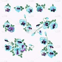 小花中优雅而时尚的花纹。用于纺织品、棉织物、封面、制造业、壁纸、印刷品、礼品、剪贴簿的密跳蚤花卉无缝