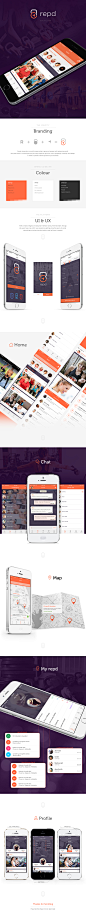 Fitness Social App : Repd app aims to create a group of people connected with the chain of crossfit (Gym). Once user registers, application will allow him/her to join Repdnetwork.