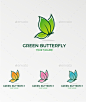 绿色蝴蝶标志模板——动物标志模板Green Butterfly Logo Template - Animals Logo Templates文摘、动物、动物、美容、生物、蝴蝶,概念,化妆品、装饰、环保、生态、生态、优雅,环境,飞,新鲜,绿色,健康,草本植物,花草,叶子,树叶,生活,自然,自然的,有机的,粉红色的,工厂,积极、spa abstract, animal, animals, beauty, bio, butterfly, concept, cosmetics, decorative, eco, 