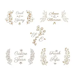 手绘花卉装饰  - 源文件下载【酷图网】植物花纹,花卉花纹,橄榄枝,藤蔓花纹,树枝,枝条,手绘枝条,花边,手绘花边