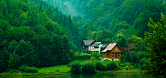 Qing晴子酱采集到背景---山风景