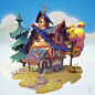 Cute Stylized House