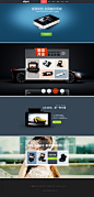 win8风格 炫酷电商首页 专题设计 数码网站 高端商务网站 天猫首页 by 子木设计 - UEhtml设计师交流平台 网页设计 界面设计