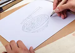 燃烧吧毕设“有条有理”手工红薯粉条品牌形象设计-古田路9号-品牌创意/版权保护平台