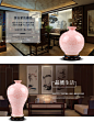 景德镇陶瓷器插花花瓶创意现代中式家居客厅装饰工艺品电视柜摆件-tmall.com天猫