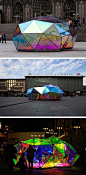 Installation  Lighting   Cityscope – Urban Kaleidoscope by German architect Marco Hemmerling.: