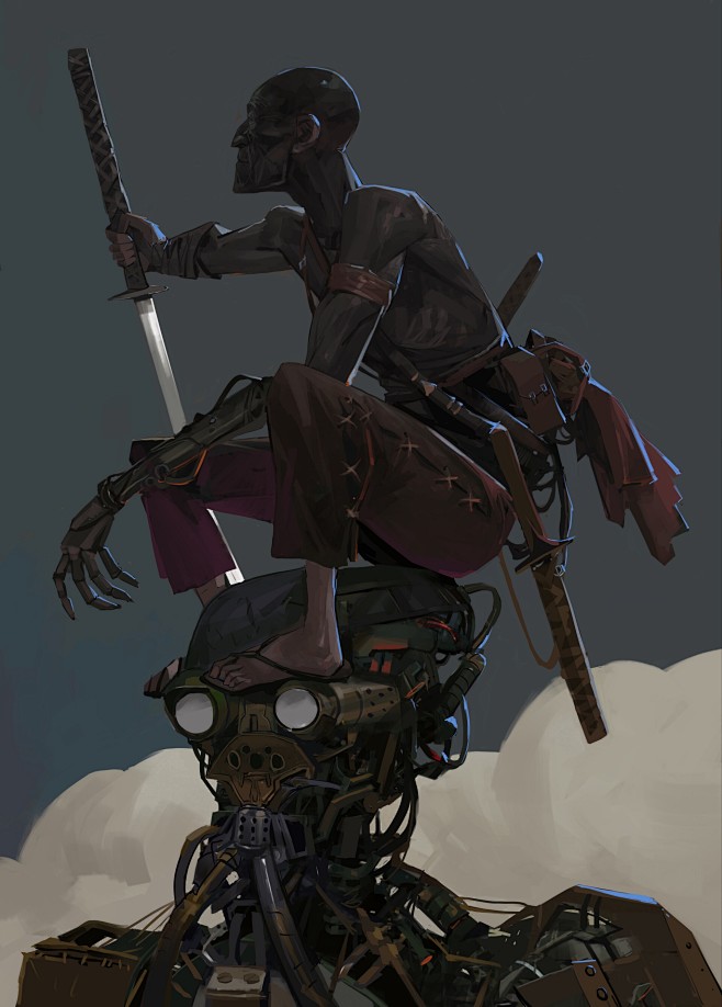 Samurai and Robot