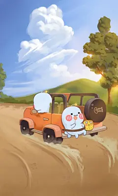 #哈啦鱼# 假期到了，来张壁纸，反正我是宅家里 ​​​​
