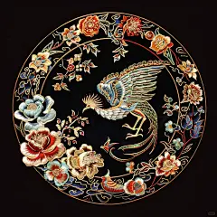 传统刺绣图案设计～ - 小红书