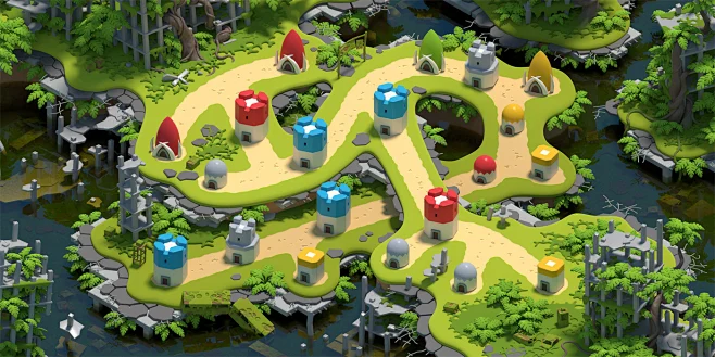 Map on Behance-花瓣网