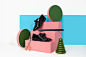 Inspired x Aldo Shoes : Aldo approached me to interpret their message “Inspiration is Everywhere” for their 2015 Holiday season. I created an installation emulating a cabinet of curiosities inspired by holiday gift giving. The composition was reduced to a