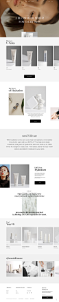 uruoi Landing Page Example: Uruoi concentrates on the core elements of skincare to combine an authentically Japanese minimalist philosophy and powerful ingredients backed by science.