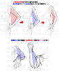 腕を描く際の注意点：腕の二等辺三角形/漫画素材工房のイラスト