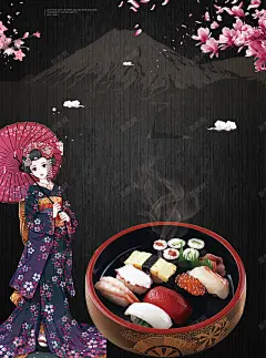 日本寿司背景 矢量 美味 美食 美食节 背景 舌尖上的吃货 超级吃货节 零食 食品节 食物 背景 设计图片 免费下载 页面网页 平面电商 创意素材