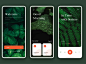 Meditation app minimalism app design app application green colors crea