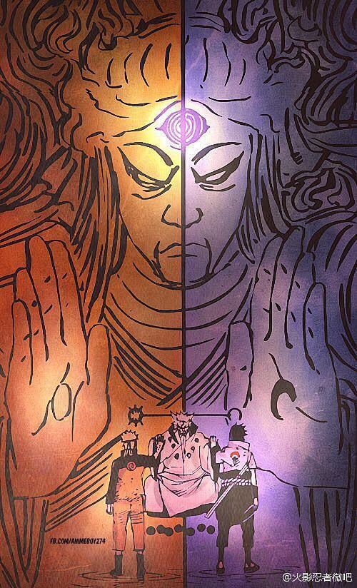 六道仙人鸣人佐助