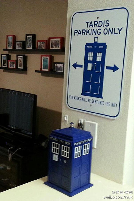 TARDIS PARKING ONLY
...