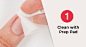 IMPRESS BLUE GEL NAILS WITH RED & WHITE DESIGN ACCENTS -RACE : The one-step gel manicure is all about showing your spirit with blue nails and coordinating red & white design accents! Ready to use, just press and go. 