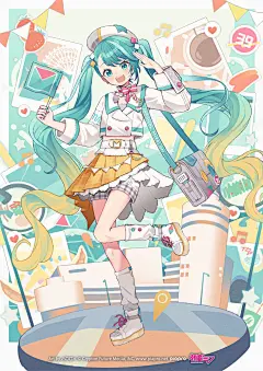 #MAGICAL MIRAI 2024# #魔法未来2024# #初音未来# 

本周起开始陆续公开魔法未来2024的副视觉图！
为庆祝首次在福冈举办，我们邀请到△〇□×-san绘制了福冈视觉图和充满了福冈元素符号的印象设计图[初音未来三连快乐表情包_终于等到你]
副视觉图的可爱和印象设计图的简约有着不同的感觉，让人耳目一新呢！

下周也会继续为大家奉上新的副视觉图，敬请期待~
