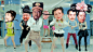 惊现雪姨、包大人、狄仁杰、杜甫……一起跳江南style！！艾玛！笑尿了，尤其是尔康的表情！！元芳，就差你了！元芳 