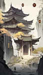 自己近期midjourney出的一些图（场景为主）-AI绘画/素材-微元素 - Element3ds.com!