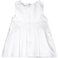 Baby Girls White Viscose Dress