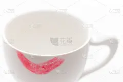 杯,无人,唇膏,水,烤咖啡豆,褐色,水平画幅,热饮,早晨,饮料