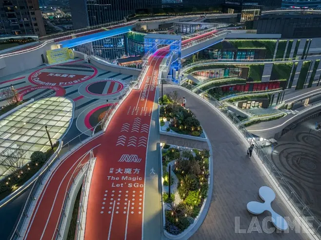 成都招商 · 大魔方商业综合体图片_Design——空间集——屋顶花园图片素材-花瓣网