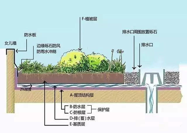 在设计方案中，所有院子的混凝板都是下沉板...