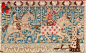                                                                                                         挪威画家Gerhard Munthe(1849-1929)在艺术与工艺运动及北欧文化运动如所谓'维京复兴'(Viking revival)风格的影响下设计了一系列以斯堪的纳维亚史诗传说(比如<Kongesagaer>)等民俗为题材的插图及室内装饰作品,其中有些是挂毯.这些作品自然既继承北欧