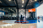 Nike USAB - Air Hangar Environment | ASTOUND : ASTOUND was engaged to solution engineer and build the Nike Air Chamber Cube, an environment that had a custom corridor called the Legends Vault.