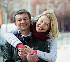 公园,异性恋,春天,中老年人,爱的,水平画幅,女朋友,伴侣,户外,白人