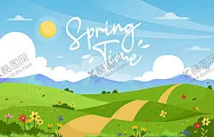 春天卡通背景蓝天白云草地山间 【酷图网】春天花背景,矢量花草,自然风光,风景背景,自然背景,春天风景壁纸,春天壁纸,绿色背景,大自然,景色,自然季节,春天,春季,四季,水彩花草,立春,春,绿色,24节气,春分,矢量春天背景,春天海报,节气海报,小清新,小碎花,花朵背景,韩风,水彩绘画,浪漫背景,碎花背景,花开,花,淡彩花,清新花,手绘花草