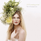 2013 wedding trend: floral headpieces "It was made on a thick gauge wire and pinned to the hair."