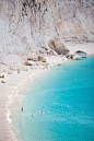 波尔图卡特斯基海滩，希腊，一个有故事的地方。
