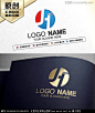 JH字母 H字母 LOGO设计