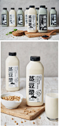 豆乳豆汁包装日式风格日本