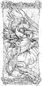 Aaron Horkey - return of the King Sketch: 