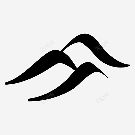 山高尖图标高清素材 尖 山 顶 高 免抠...