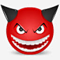 恶魔表情图标免抠素材_新图网 https://ixintu.com 恶魔表情图标