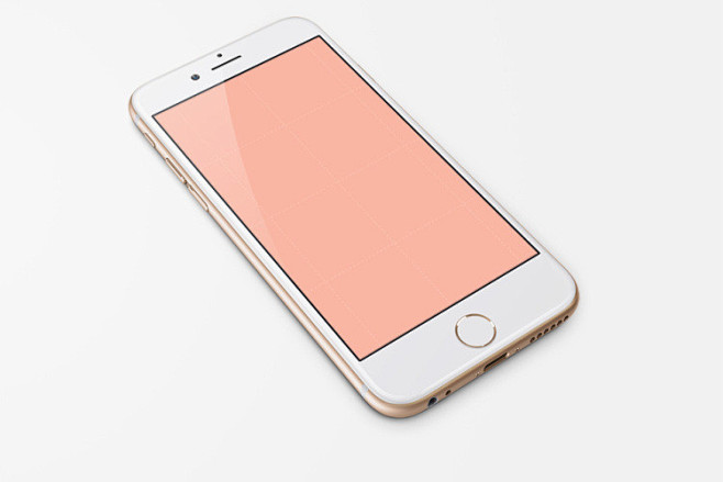 iPhone6金色手机样机 样机素材