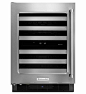 24 Inch Wide 48 Bottle Capacity Wine Refrigerator with Wood Front Racks : Save up to 9% on the KitchenAid KUWL204E from Build.com. Low Prices + Fast & Free Shipping on Most Orders. Find reviews, expert advice, manuals & specs for the KitchenAid KU