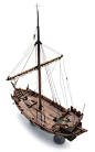 Cog ship 14th century - resin kit - 1:87