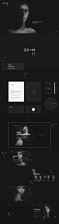 Z O o M : Web design for photo studio "Zoom".This is a beautiful photo studio for creative individuals. Their goal is to provide a new perspective on person.