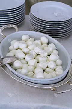 水牛莫扎瑞拉奶酪,垂直画幅,饮食,奶制品,自助餐,小的,无人,坎帕尼亚,莫扎瑞拉奶酪,结婚宴会